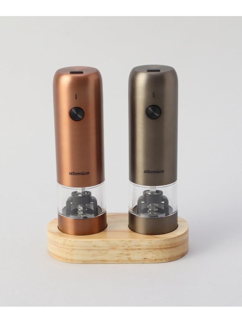 楽天市場】ソルト&ペッパー電動ミル 充電式 ＜atomico アトミコ＞ 212