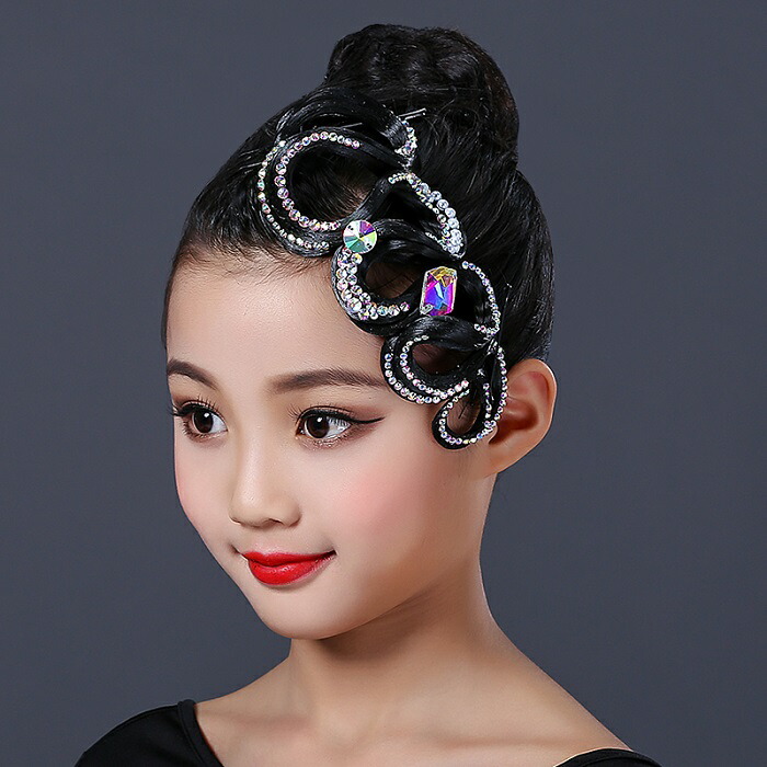 楽天市場】社交ダンス ヘアアクセサリー 髪飾り 競技会 デモ