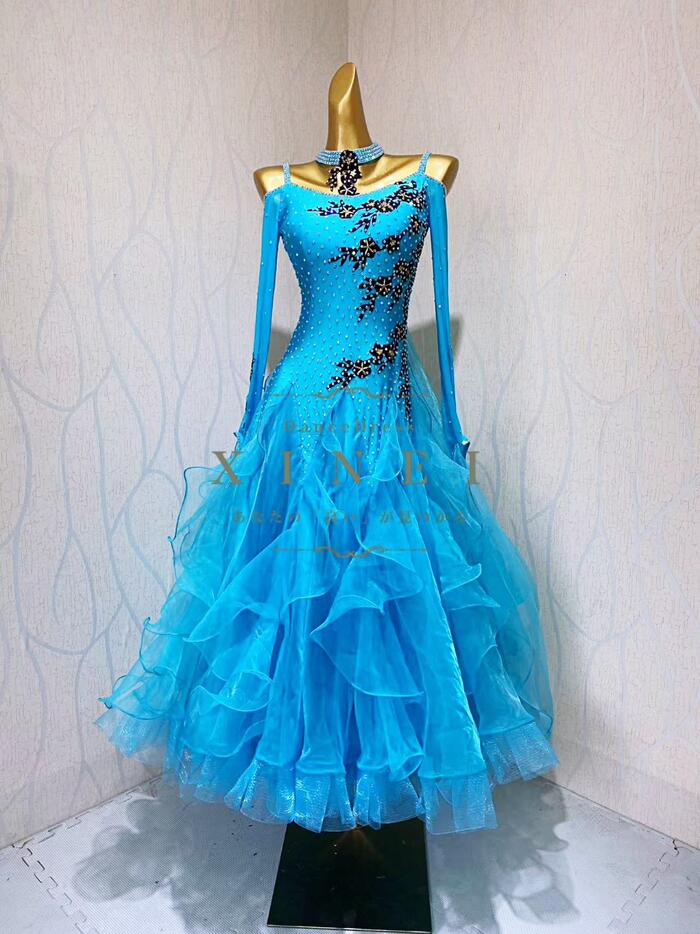 楽天市場】【受注生産・セミオーダー】社交ダンス ドレス ダンスドレス