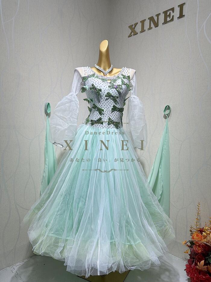 楽天市場】【受注生産・セミオーダー】社交ダンス ドレス ダンスドレス