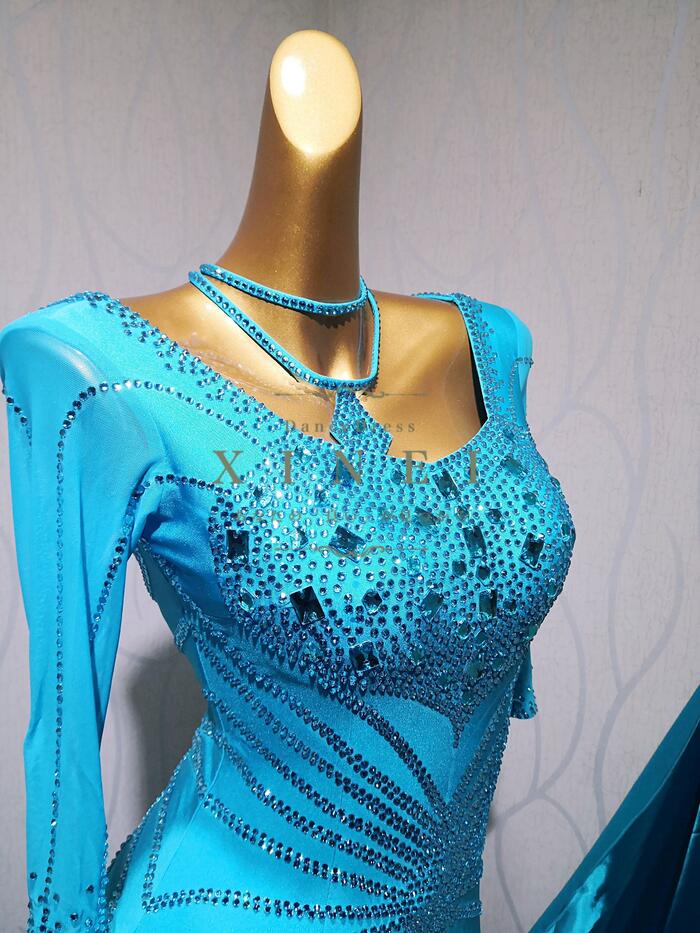 楽天市場】【受注生産・セミオーダー】社交ダンス ドレス ダンスドレス