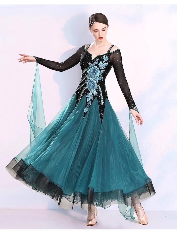 楽天市場】【丈調整可能商品】社交ダンス 社交ダンスドレス ダンス衣装