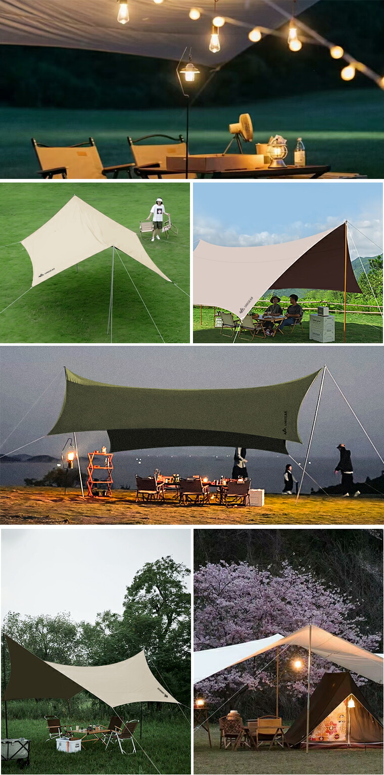 楽天市場】【クーポンで6650円】テントタープ tcタープ ヘキサタープ