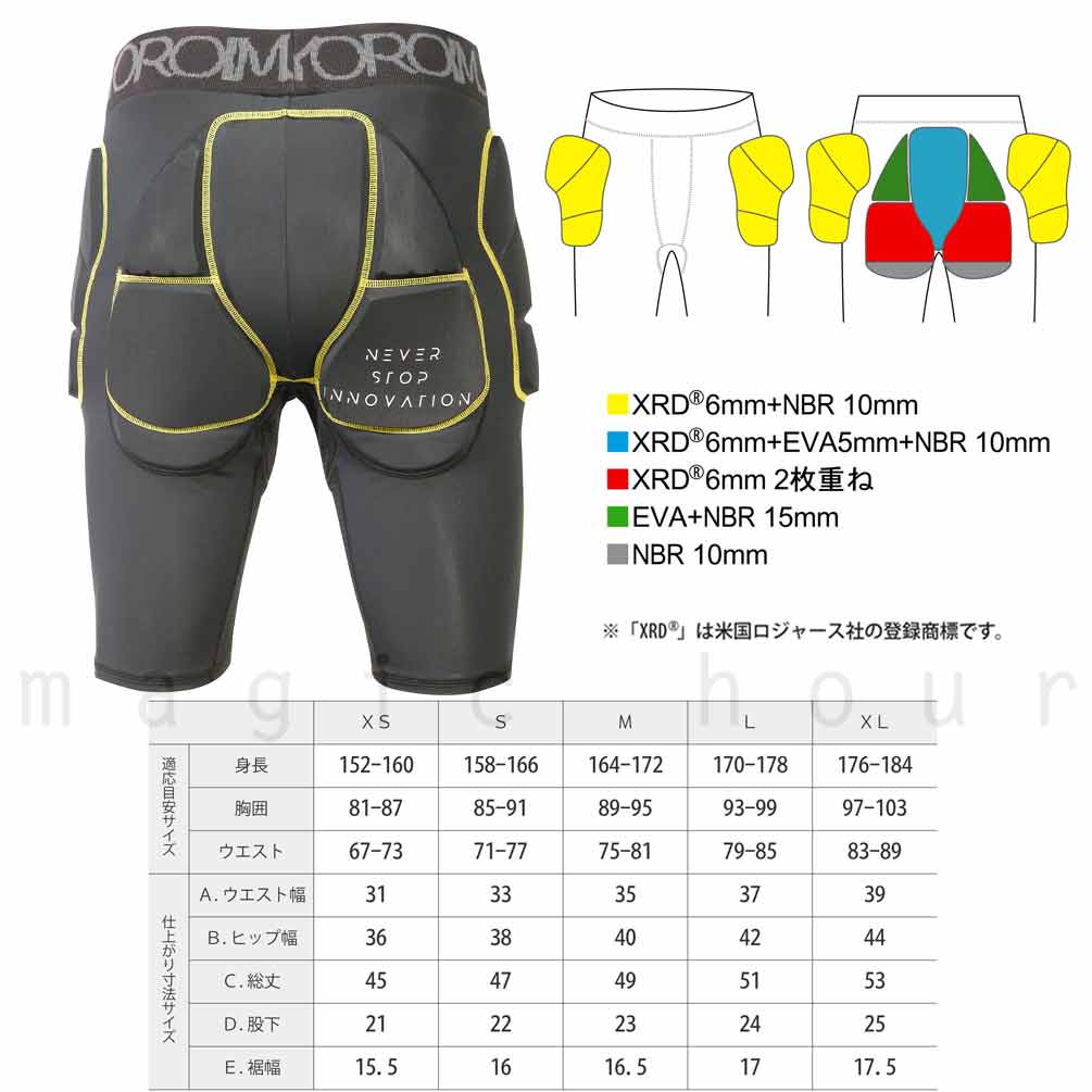 楽天市場】スノーボード ヒップ プロテクター 鎧武者 phiten x YOROI