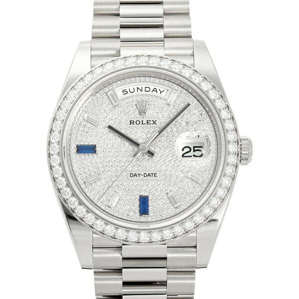 楽天市場】ロレックス ROLEX デイデイト 40 228349RBR ダイヤ/シルバー