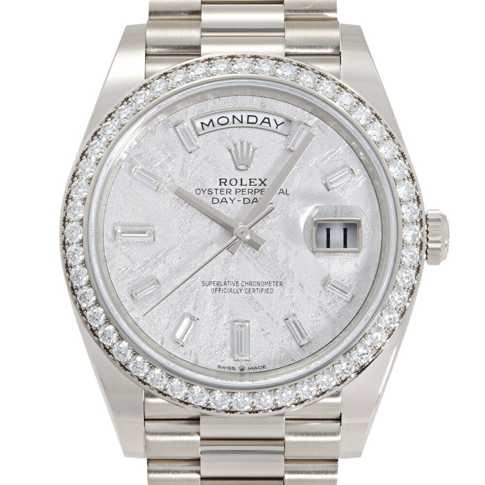 楽天市場】ロレックス ROLEX デイデイト 40 228349RBR シルバー/10PB