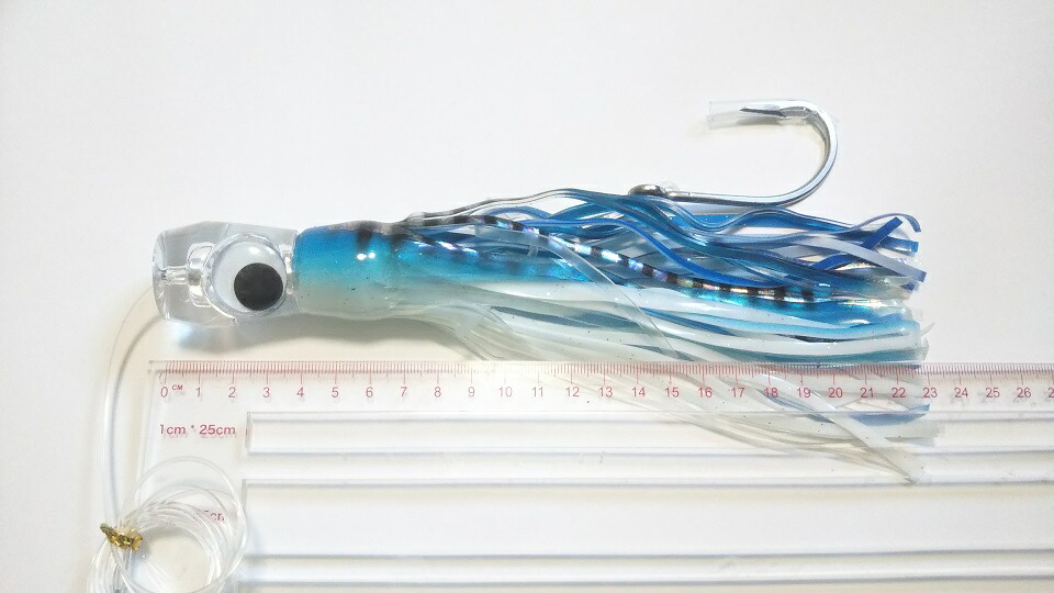 楽天市場】トローリング ルアー ブルー 100g 23cm 9インチ 疑似餌