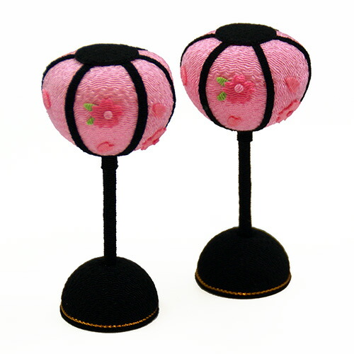 楽天市場】ぼんぼり 大 （8.5cm） 一対 雛人形 小道具 自由に飾って