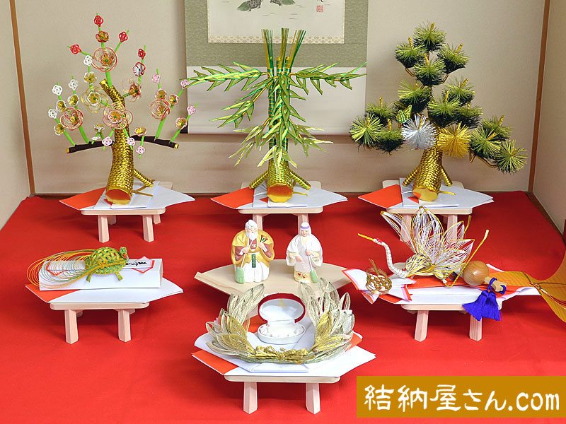 楽天市場】結納 -関西式結納品-竹7点セット(毛せん付) : 結納屋さん