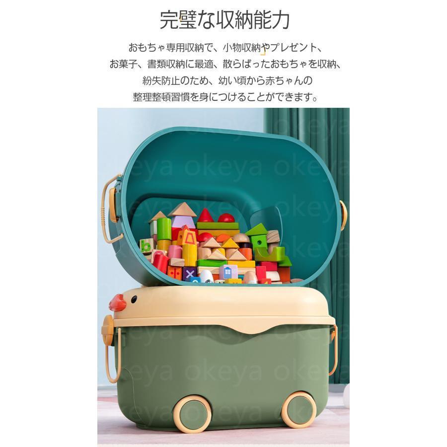 楽天市場】収納ボックス 子供 おもちゃ箱 ふた付き キャスター付き