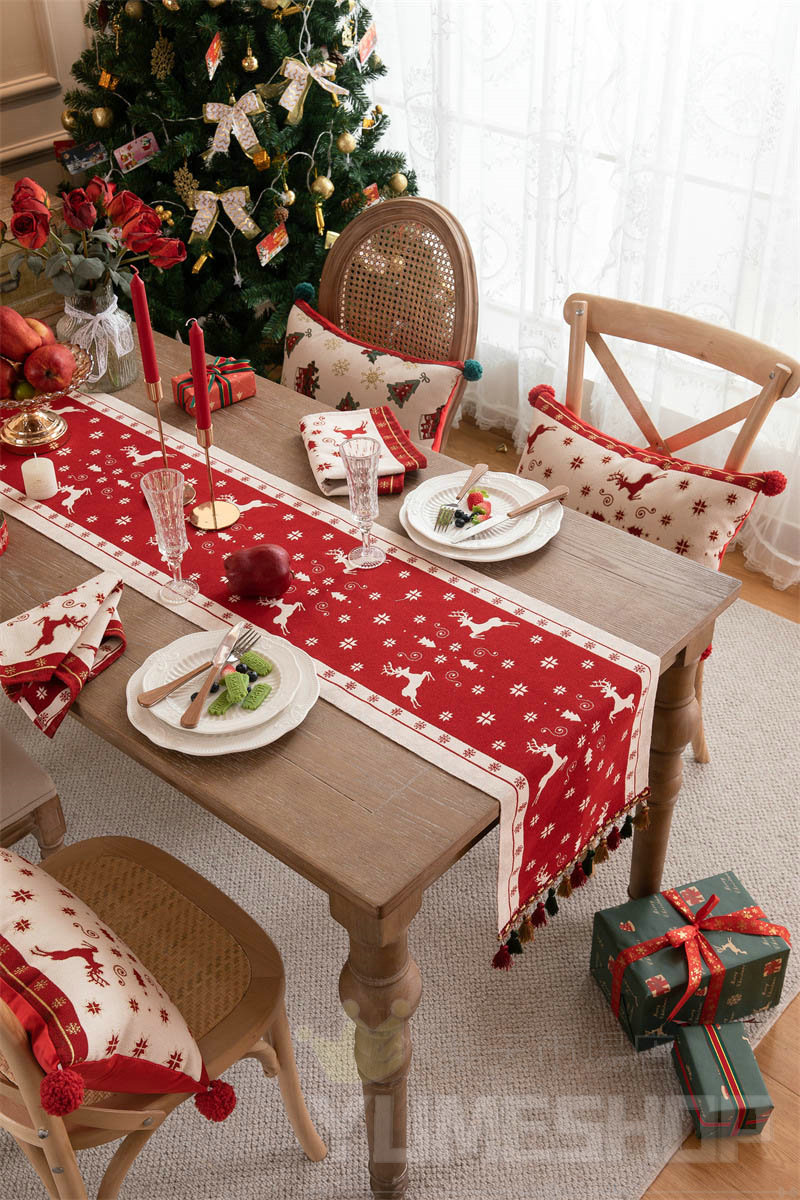 楽天市場】テーブルランナー クリスマス テーブルセンター 北欧
