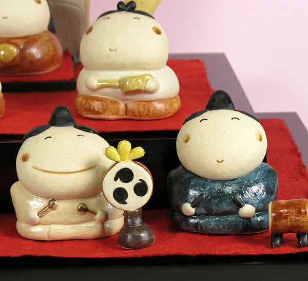 楽天市場】雛人形 ひな祭り /ふんわり雛三段飾り/メーカー取り寄せ