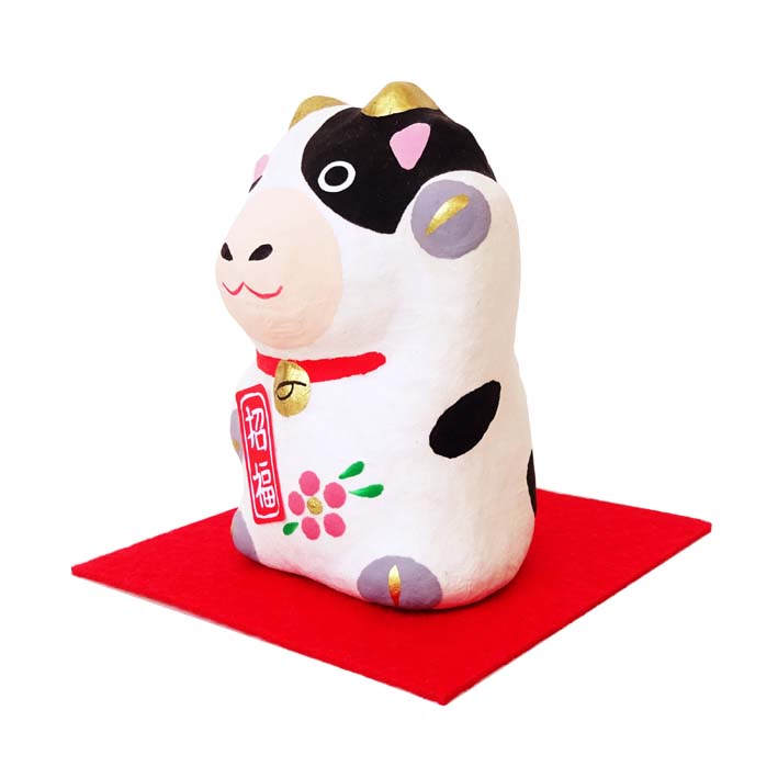 楽天市場】招き丑【干支 置物 丑】【丑・牛・うし・ウシ】【紙張子