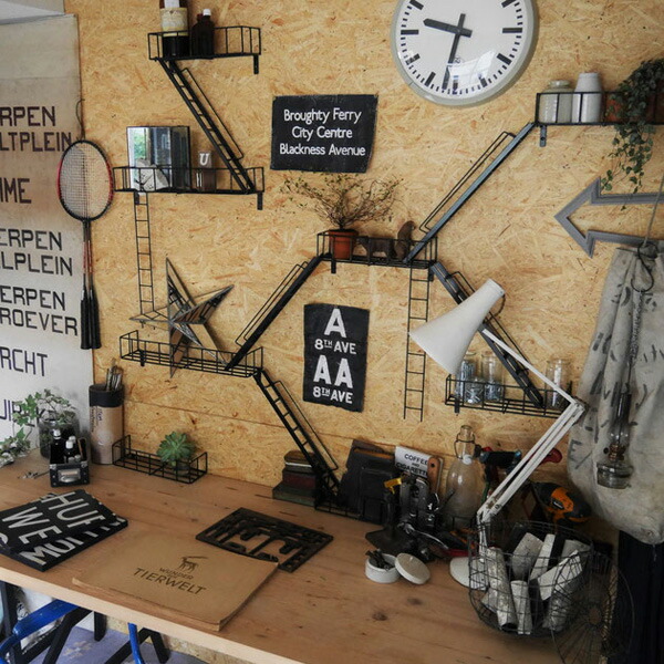 楽天市場】『fire escape Balcony S』ウォールシェルフ かっこいい