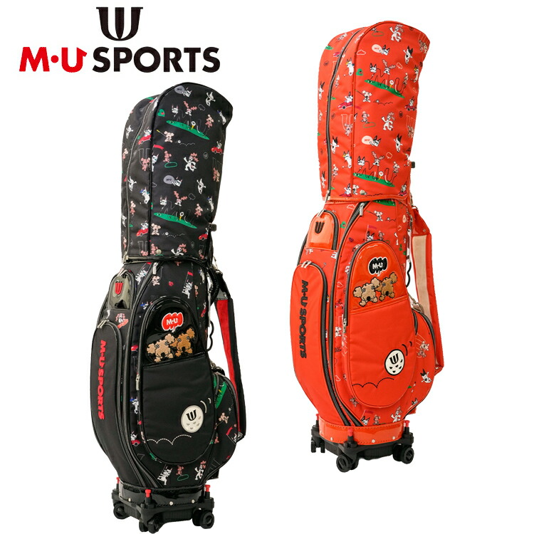 楽天市場】MU SPORTS MU スポーツ キャディバッグ 703R6136 9インチ 4