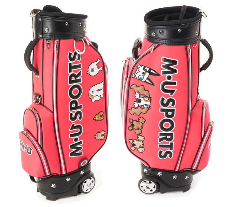 楽天市場】MU SPORTS MU スポーツ キャディバッグ ゴルフバッグ 8.5型