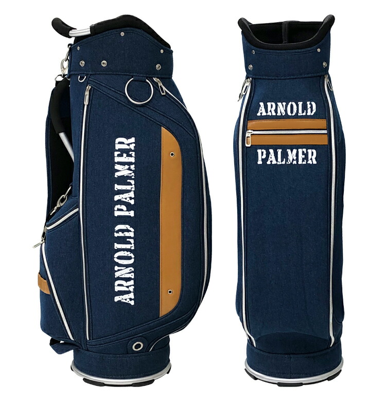 楽天市場】アーノルドパーマー キャディバッグ APCB-14F 9.0型 デニム