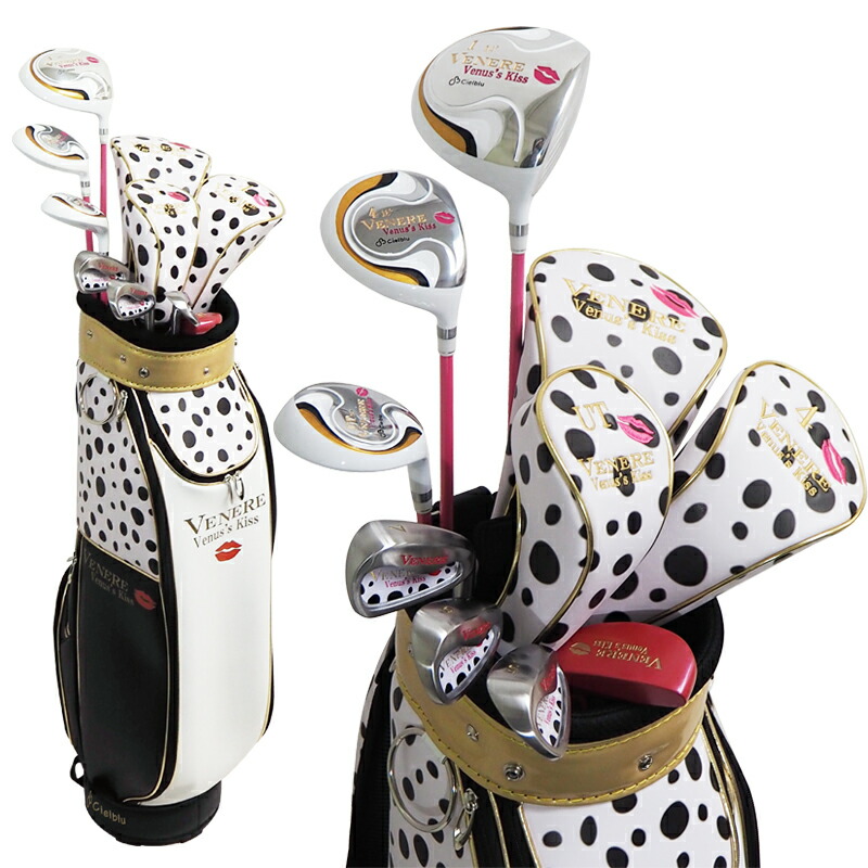 楽天市場】ヴェネレ×シェルブル レディース ゴルフセット クラブ7本+
