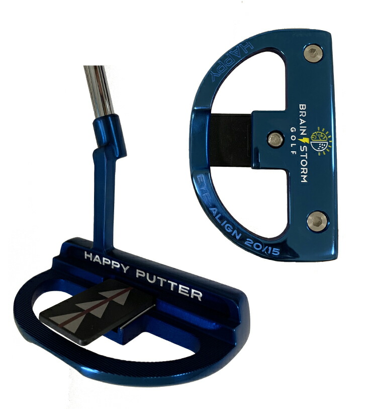 楽天市場】ブレインストームゴルフ ハッピーパター HAPPY Patter Eye