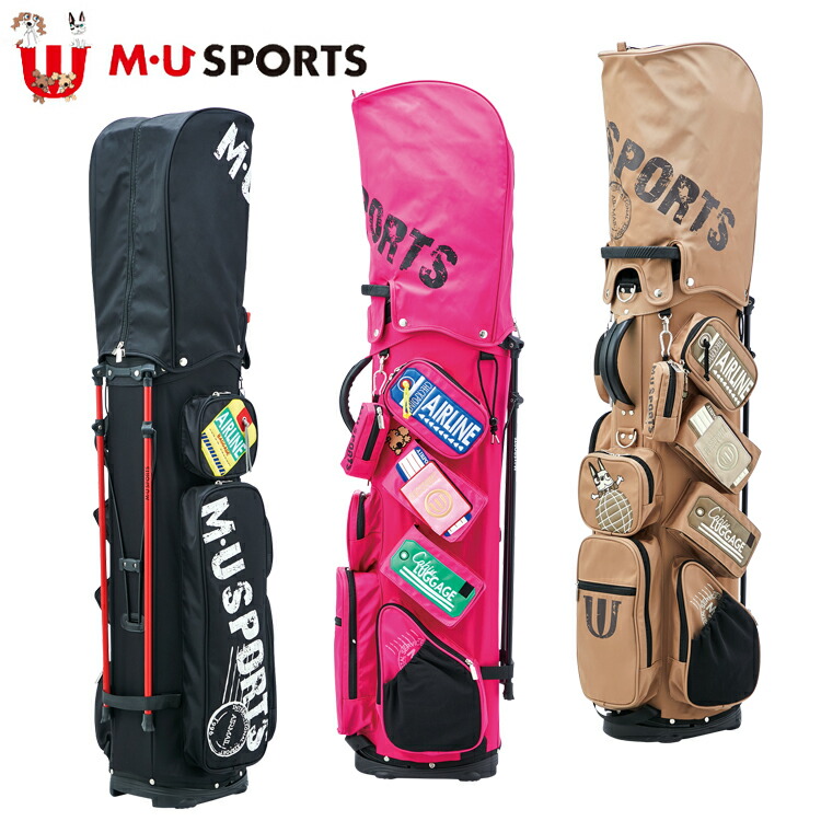 楽天市場】MU SPORTS MU スポーツ スタンド式 キャディバッグ ゴルフ