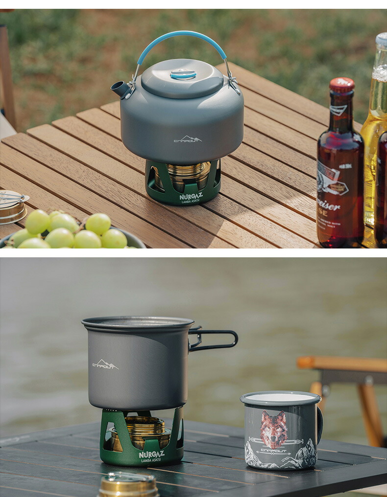 楽天市場】アルコールストーブ 五徳 収納袋 液体 アルコール 軽量