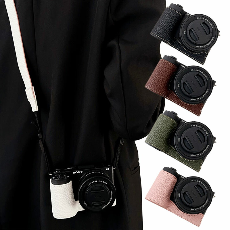 楽天市場】一眼レフ カメラケース Sony ZV-E10 II 用 レザー ケース