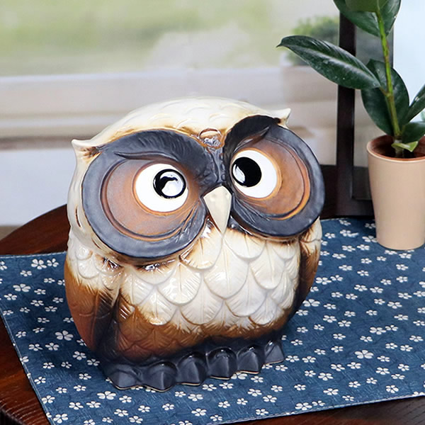 楽天市場】【今だけ限定15%OFFクーポン配布中】信楽焼 梟 ふくろう