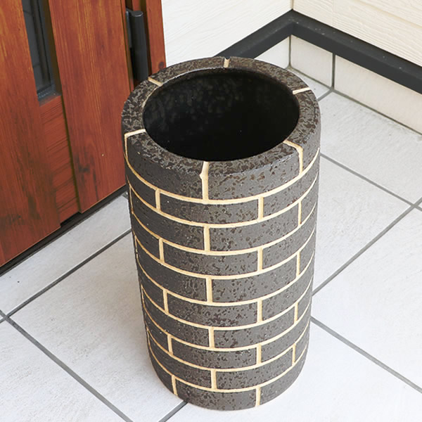 楽天市場】【今だけ限定15%OFFクーポン配布中】信楽焼 黒レンガ風傘