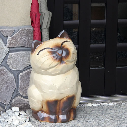 楽天市場】【38時間限定20%OFFクーポン配布中】信楽焼 猫傘立て(花瓶