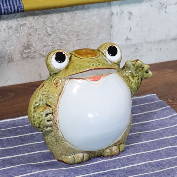 楽天市場】【今だけ限定15%OFFクーポン配布中】信楽焼 蛙 縁起物カエル