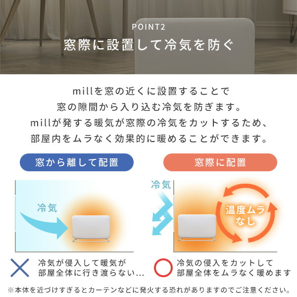 楽天市場】ヒーター パネルヒーター 1000W YMILL-1001ATIM 電気