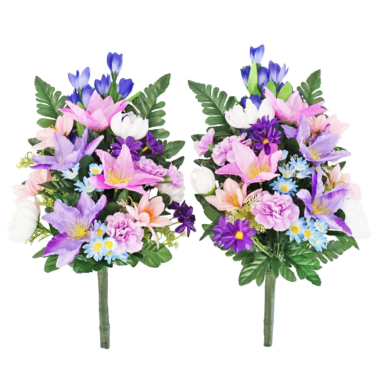 御供え花 造花 仏花 紫クレマチス 7月No.2 【公式通販】