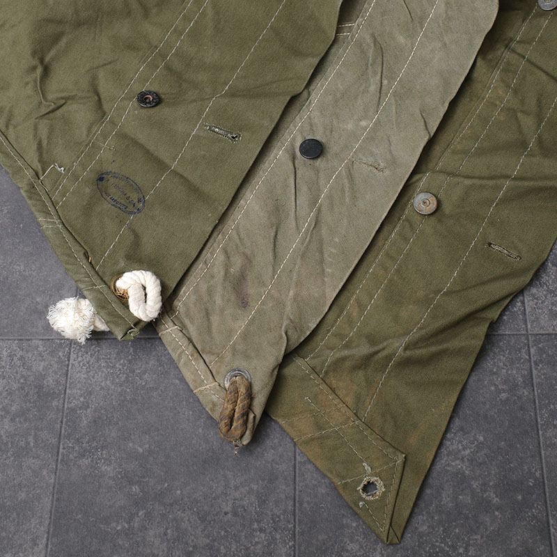 楽天市場】ギリシャ軍 シェルターハーフ テントシート オリーブ USED