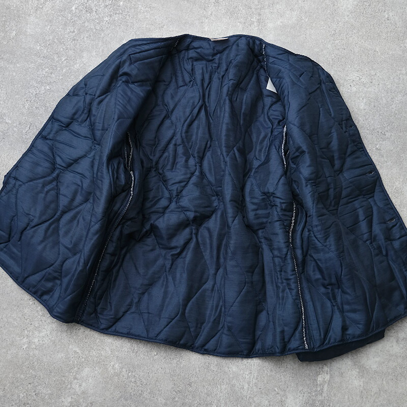 楽天市場】フランス軍 MP キルティング ライナージャケット ネイビー