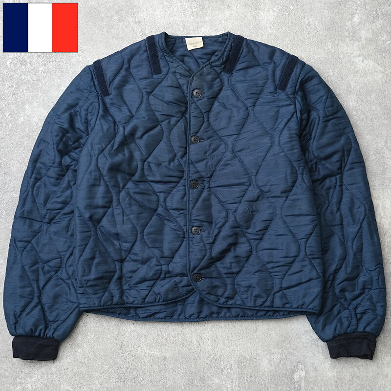 楽天市場】フランス軍 MP キルティング ライナージャケット ネイビー
