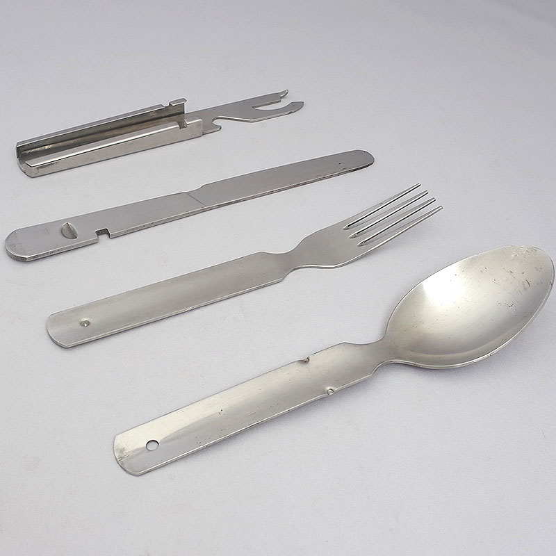 楽天市場】メール便可 ドイツ軍 カトラリーセット USED EE733UN ナイフ