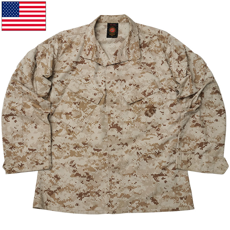 楽天市場】米軍 USMC コンバットジャケット MARPATデザート USED