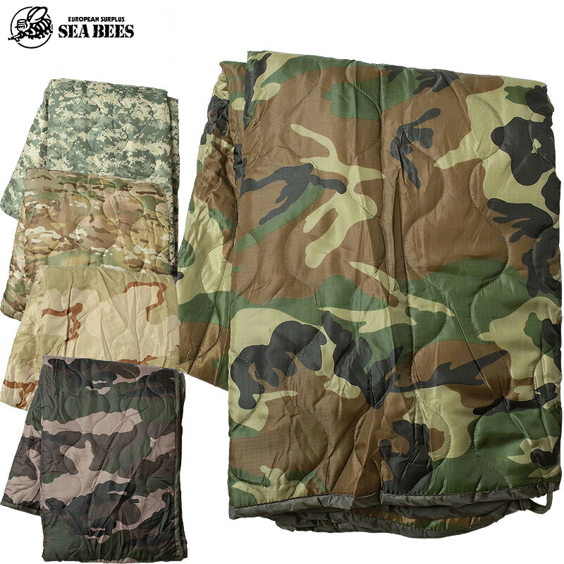 楽天市場】ポンチョライナー カモ柄 ブランケット EE284NN 敷物 マット