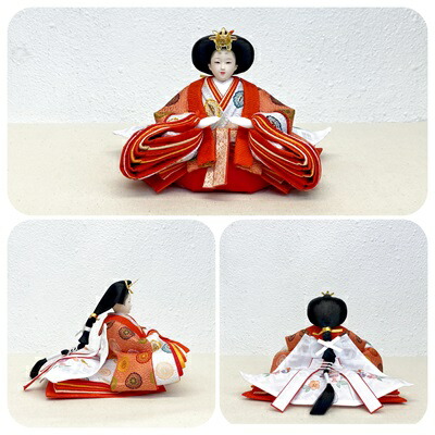 楽天市場】雛人形 芥子 親王飾り 山に桜 屏風畳台飾り 吉藤作親王飾り