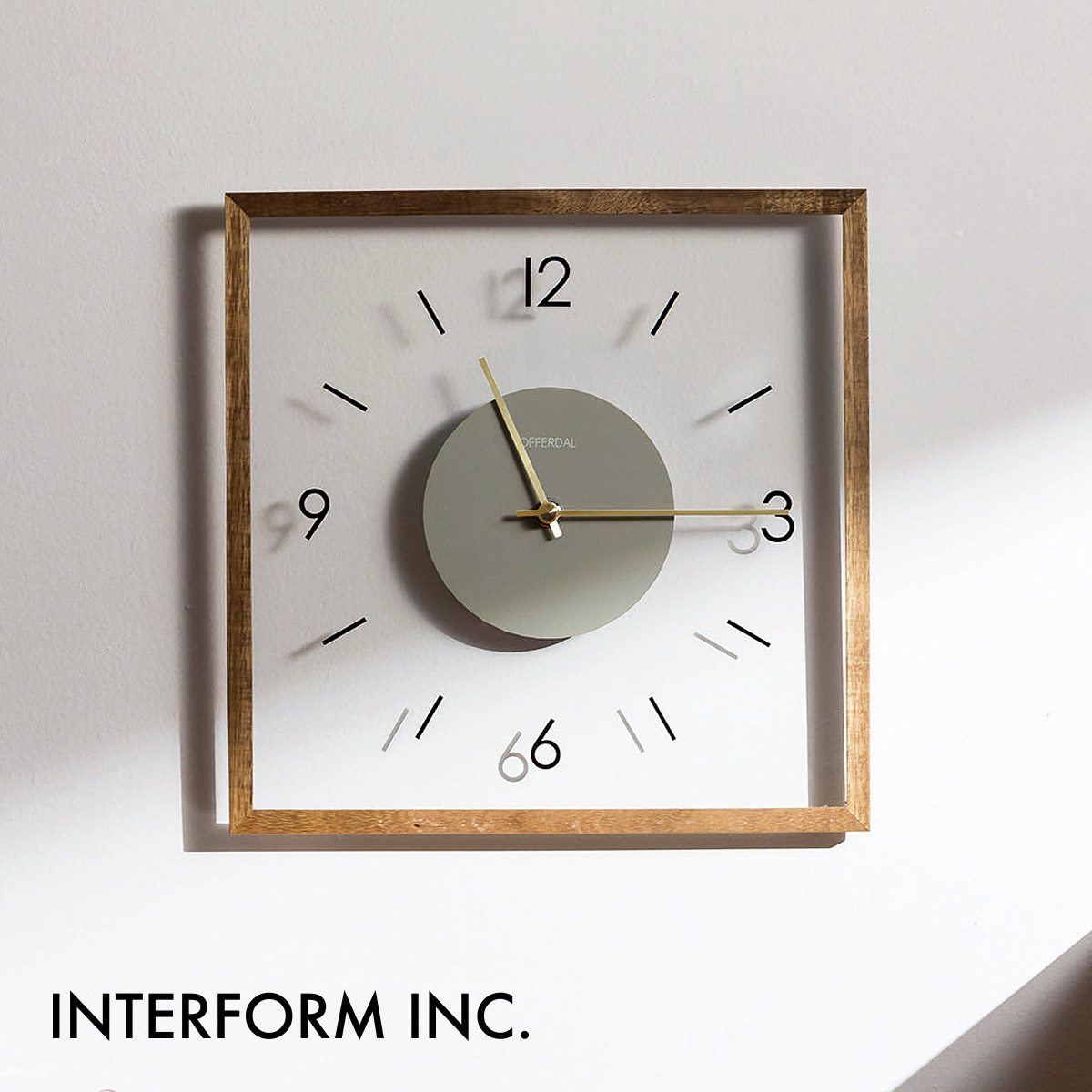 楽天市場】Laturi ラトゥリ ウォールクロック【ブラウン】CL-4424 BN