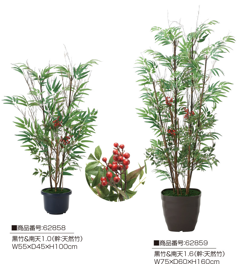 楽天市場】【クーポンで10%OFF】 人工観葉植物 黒竹1.35 フェイク