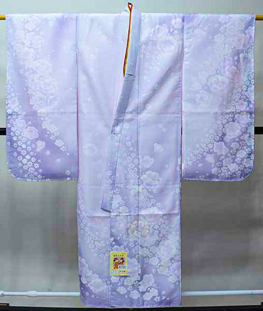 楽天市場】七五三 七歳 女児 着物と長襦袢の2点セット 合繊 くすみ