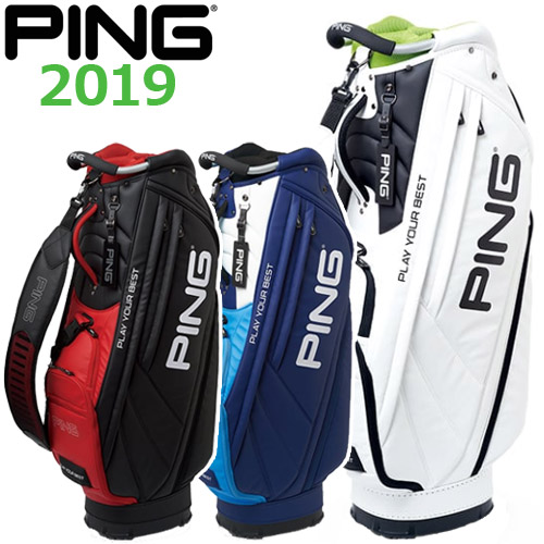 楽天市場】ピン CB-P191 キャディバッグ メンズ ホワイト ブラック