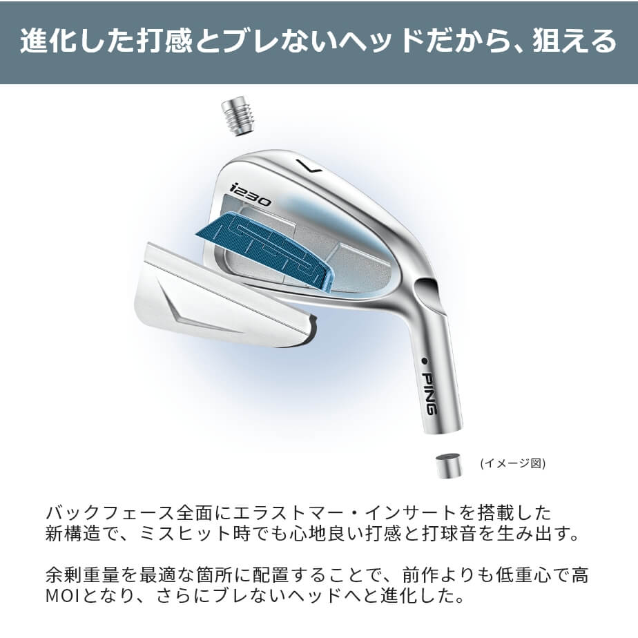 楽天市場】ピン i230 6本セット (5l〜9l、PW) N.S.PRO 850GH neo