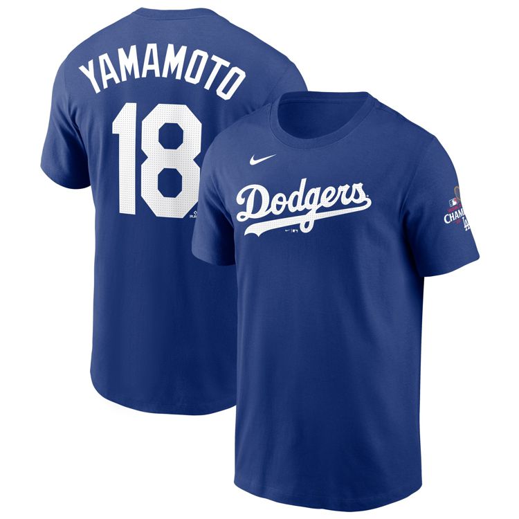 楽天市場】ワールドシリーズチャンピオン 山本由伸 ネーム＆ナンバー T