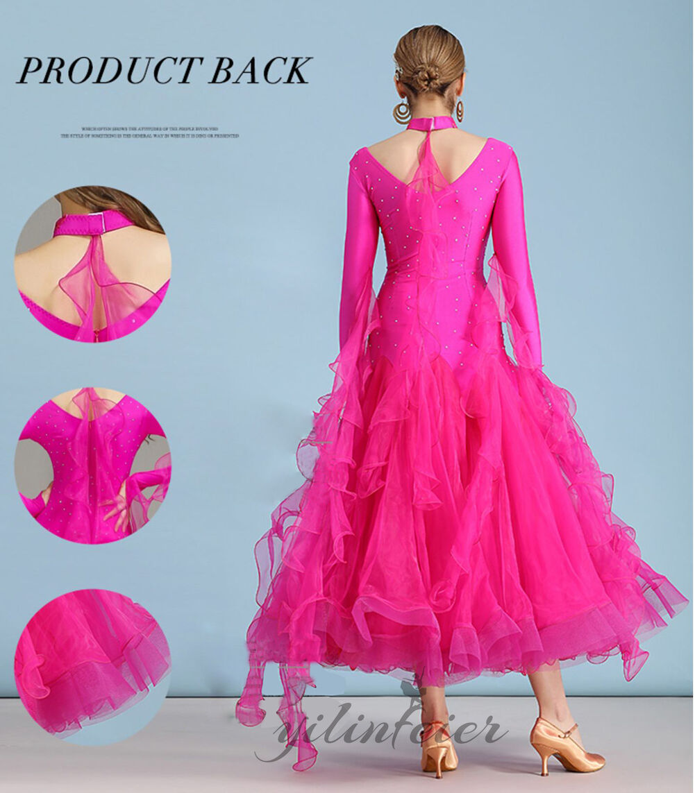 楽天市場】社交ダンスドレス 社交ダンス衣装 ラインストーン華やか10色