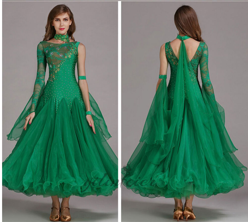 楽天市場】社交ダンスドレス 社交ダンス衣装 8色展開 単袖レース