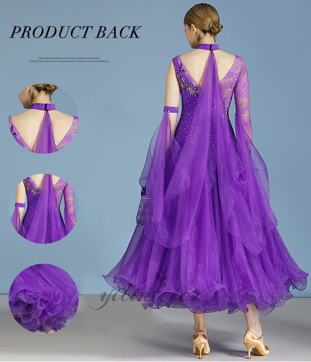 楽天市場】社交ダンスドレス 社交ダンス衣装 8色展開 単袖レース