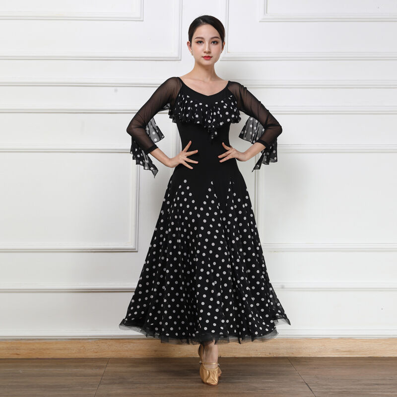 楽天市場】社交ダンスドレス 社交ダンス衣装 衣装 ワンピース 水玉