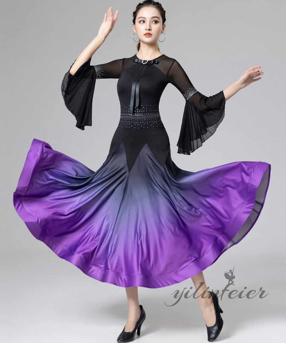 楽天市場】社交ダンスドレス クラーデション 社交ダンス ワンピース